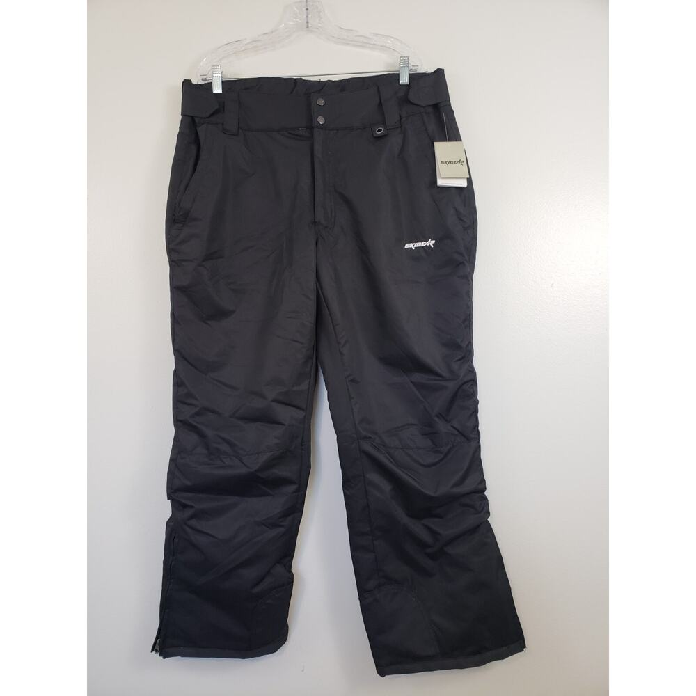 (Ju) SkiGear Womens Ski Snow Board Pants Size 1X Black X-Tra Insulated Lined